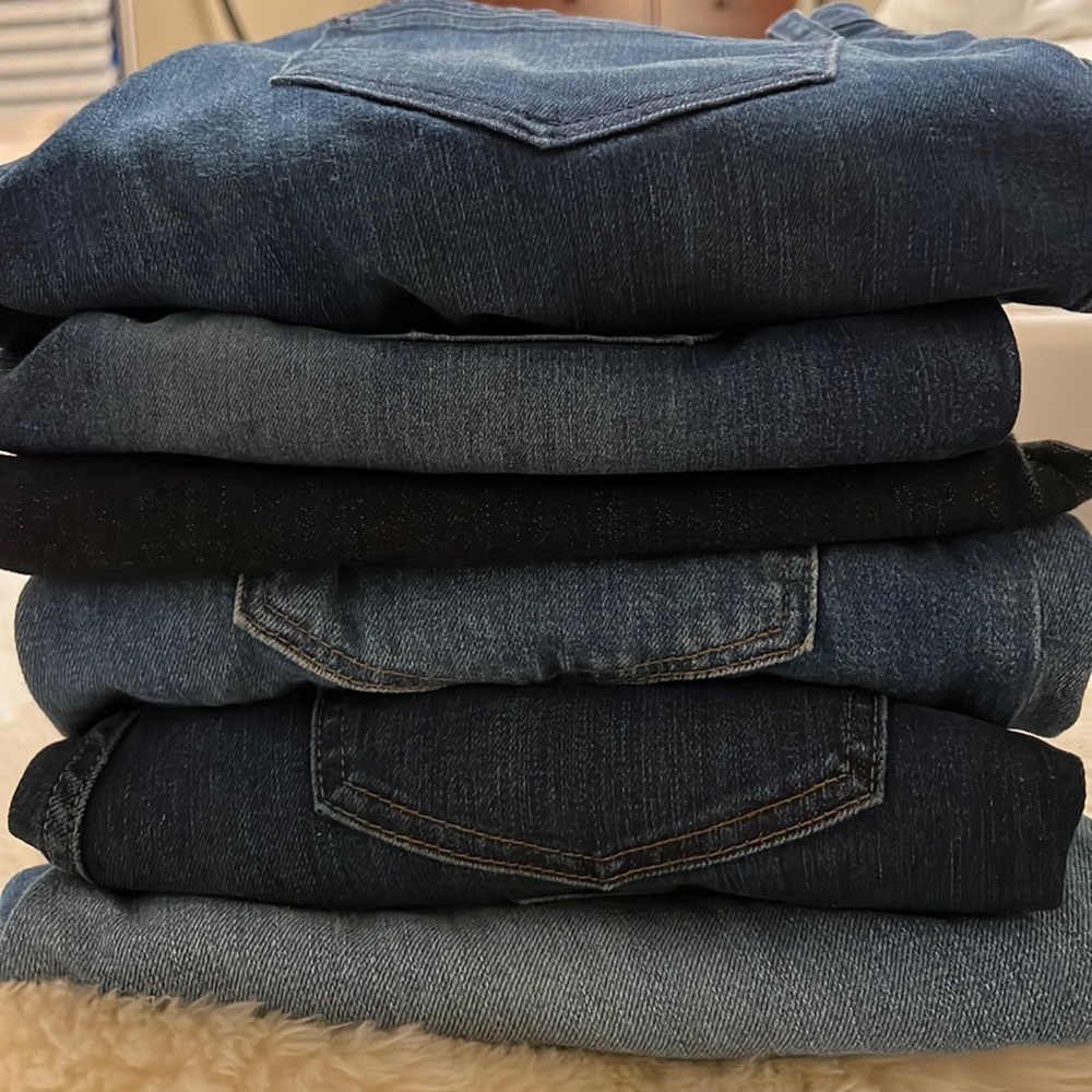 6 pairs of Madewell jeans! Size 27 and 28